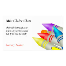 Crayons Business Card