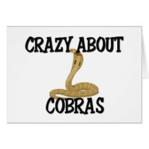 Crazy About Cobras Card