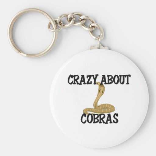Crazy About Cobras Keychains