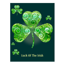 Crazy and unique - Irish for a Day - postcard