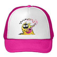 Crazy Cat Guitarist Mesh Hat