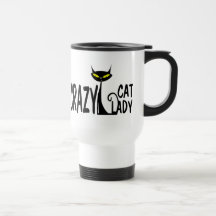 Crazy Cat Lady Coffee Mugs