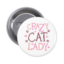 Crazy Cat Lady Pin