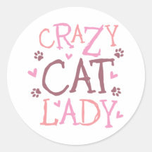Crazy Cat Lady Sticker