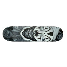 Crazy Clown Custom Skateboard