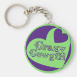 Crazy Cowgirl Key Chain