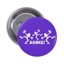 Crazy Dancers Dancing Pin