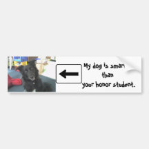 Crazy dog bumper stickers