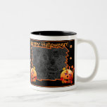 Crazy Halloween Pumpkins 2-Photo Frame Mugs