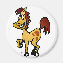 Crazy Horse Fridge Magnet