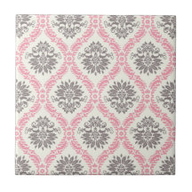 cream and grey tan damask bliss ceramic tiles