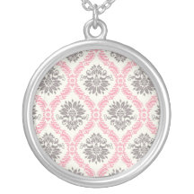cream and grey tan damask bliss custom jewelry