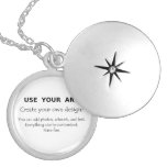 Create my own design it myself use my art photos pendant