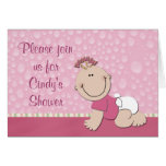 Create your own baby shower greeting cards