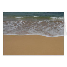 Create your own beach theme greeting card