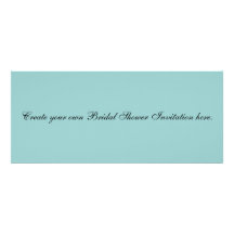 Create Your Own Bridal Shower Invitations