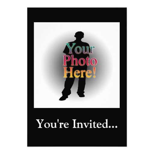 Create Your Own Custom Personalised Photo Custom Invitation