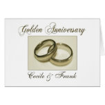 Create your own Golden Anniversary Cards