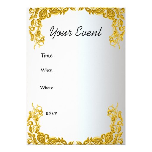 Create Your own Party Invitation 5 X 7 Invitation Card Zazzle