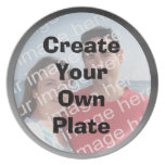 Create Your Own Silver Border Plate