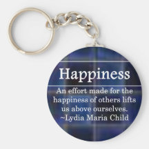 Creating Happiness for Others Keychains