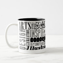 Creative Words Coffee Mugs