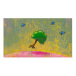 Creativity imagination fun hopeful art flying tree business card template