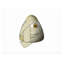 Creepy Candy Corn Mummy Post Cards