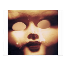 Creepy Doll Post Card