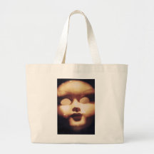 Creepy Doll Tote Bag