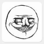 Creepy Me Gusta - Square Stickers