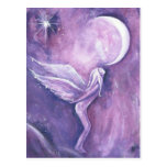 Crescent Moon Fairy Postcard