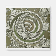 cresent moon fridge magnet