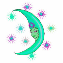 cresent moon goddess photo cutouts
