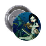 "Cretaceous Mermaid" Button