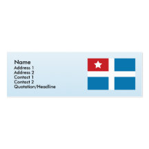 Cretan State, Greece Business Card Template