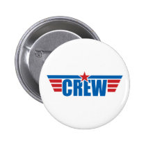 Crew Wings Badge - Aviation buttons