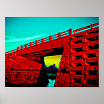 Cribstone Bridge Poster