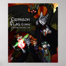 Crimson Flag Poster
