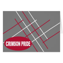 Crimson Pride Note Card