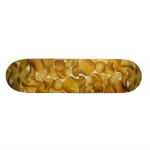 Crispy potato chips custom skateboard