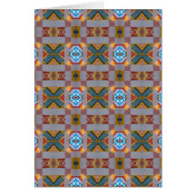 criss cross abstract greeting card