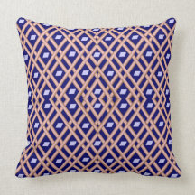 Criss-Cross Pattern American Mojo Pillow
