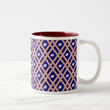 Criss-cross Pattern Mug