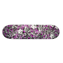 Critter skateboard pink