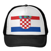 Croatia: Flag of Croatia Trucker Hat