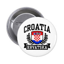 Croatia Pinback Buttons