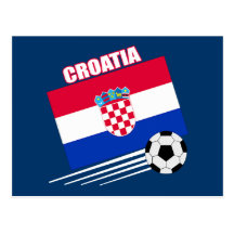 Croatia Soccer Team Post Cards