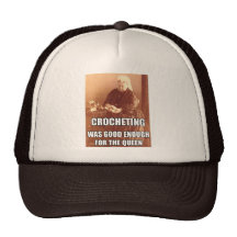 Crocheting: Good Enough for the Queen Mesh Hats