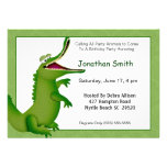 Crocodile Birthday Invitation